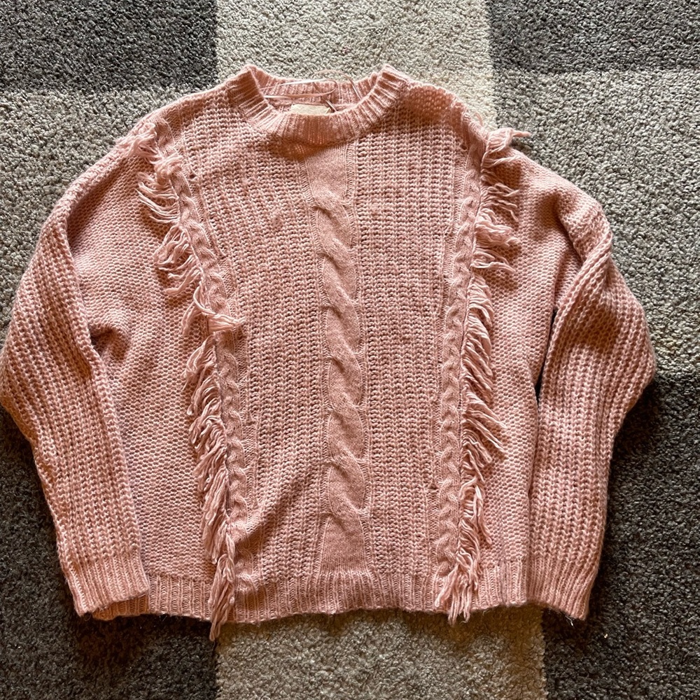 Boutique Fringe Sweater